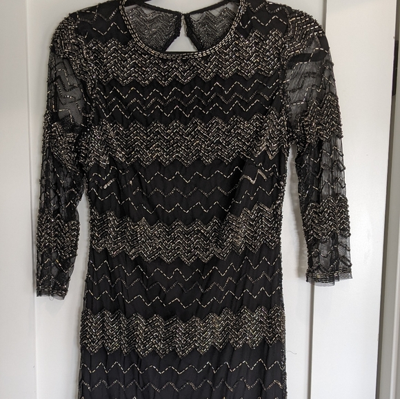 Mango Flapper Beaded Mini Dress - Picture 4 of 6